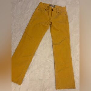 Mustard pants yellow courdroy Sze0